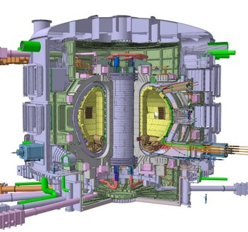 ez fznm reaktorem ITER (pevzato z www.iter.org)