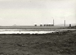 Odkaliště Elektrárny Počerady, snímek z roku 1991