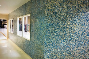 Zajímavá textura výsledných stěn interiérů. Foto: Kelly Green Products