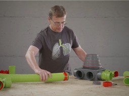 Význam (ne)těsnosti vzduchotechniky, 5. díl: Jak s rozvodem Air Excellent dosahujeme vzduchotěsnosti bez složité montáže?