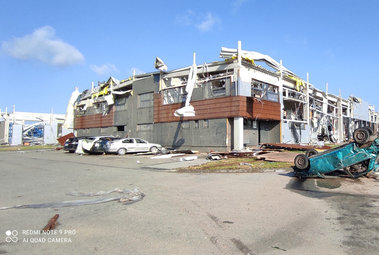 Škody po tornádu. Foto: MND