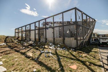 Škody po tornádu. Foto: MND